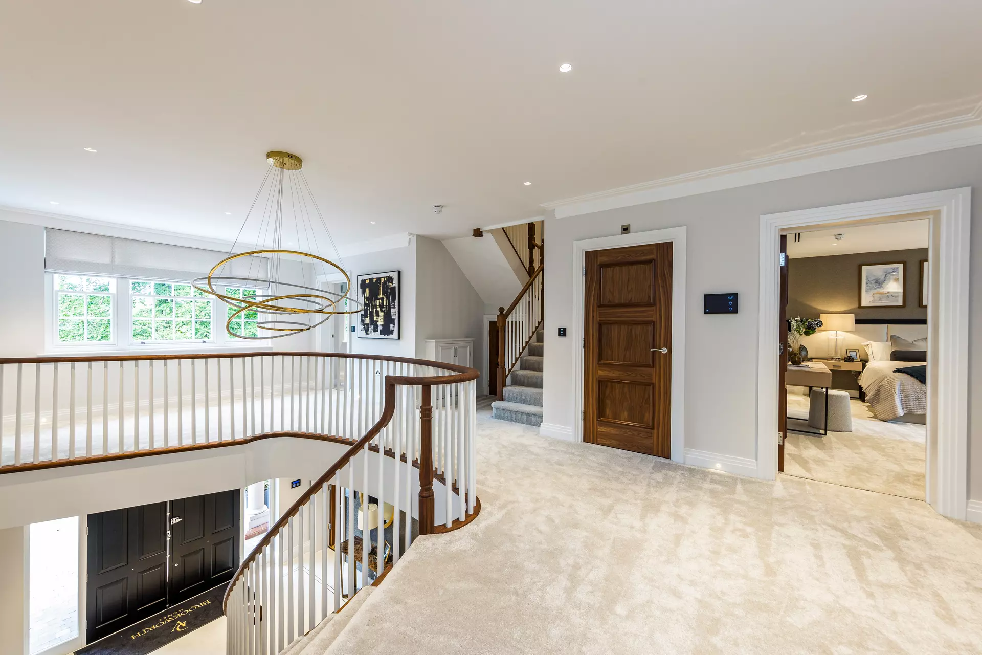 a staircase in a house