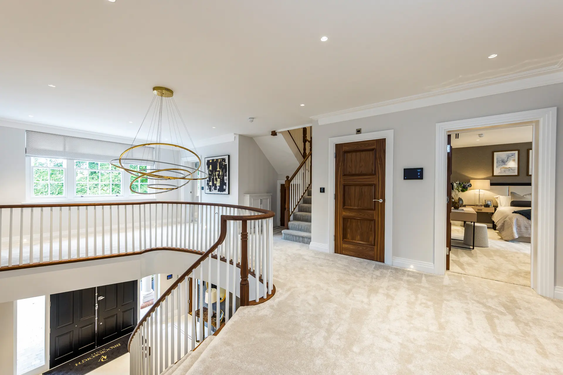 a staircase in a house