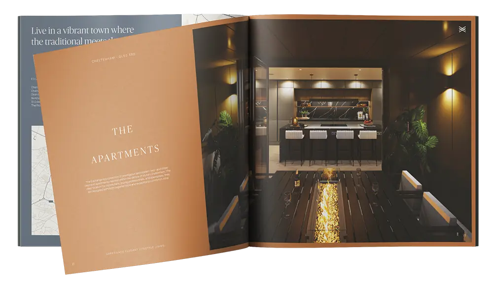 an open book of a kitchen
